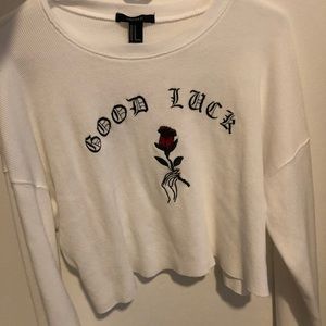 cropped long sleeve